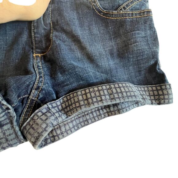 Tommy Hilfiger Shorts Girls 16 Low Rise Cuffed Denim Stretch (W28 L2) - Picture 8 of 12